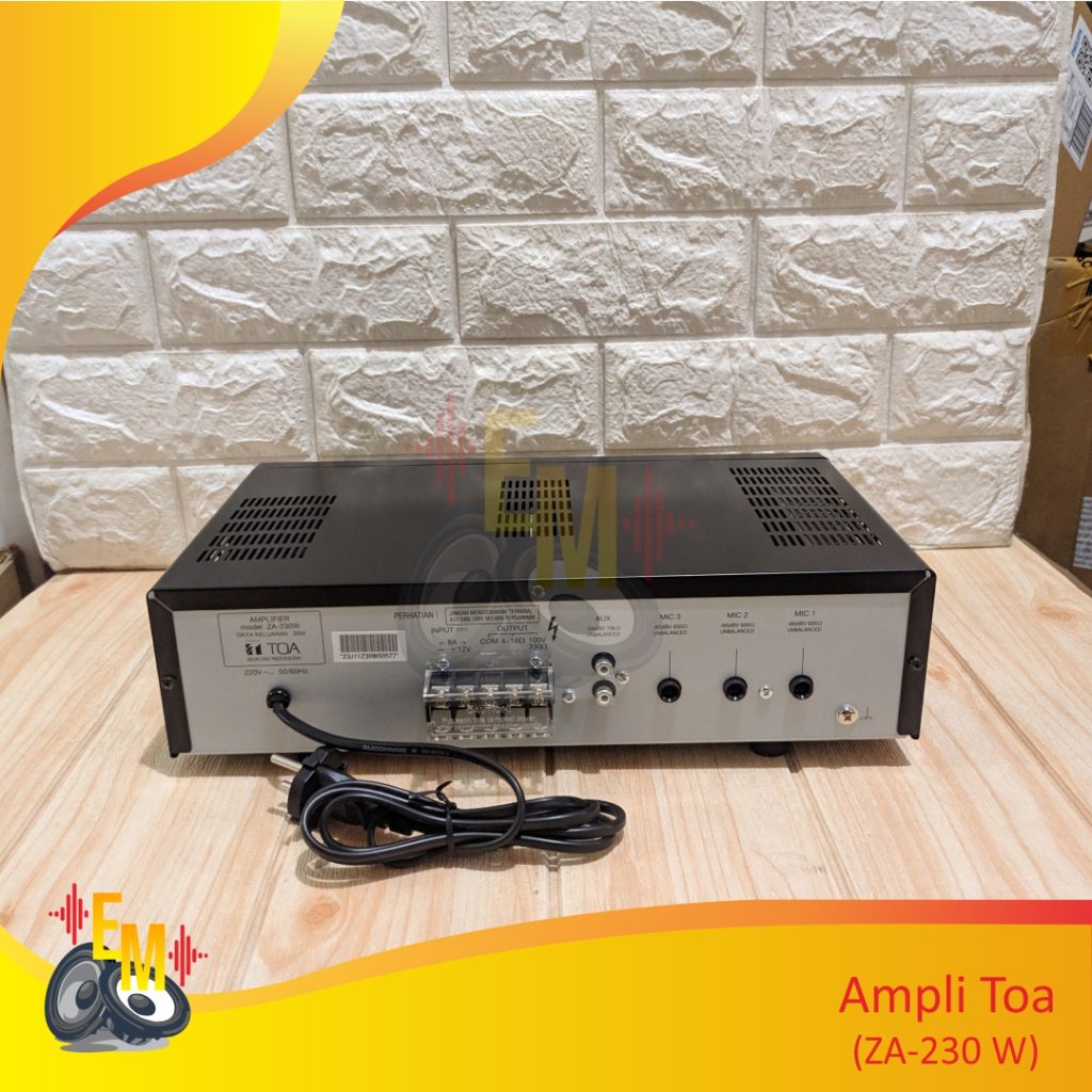 Ampli Toa 30 watt / Power Toa Original ZA-230 / Amplifier Mixer Toa ...